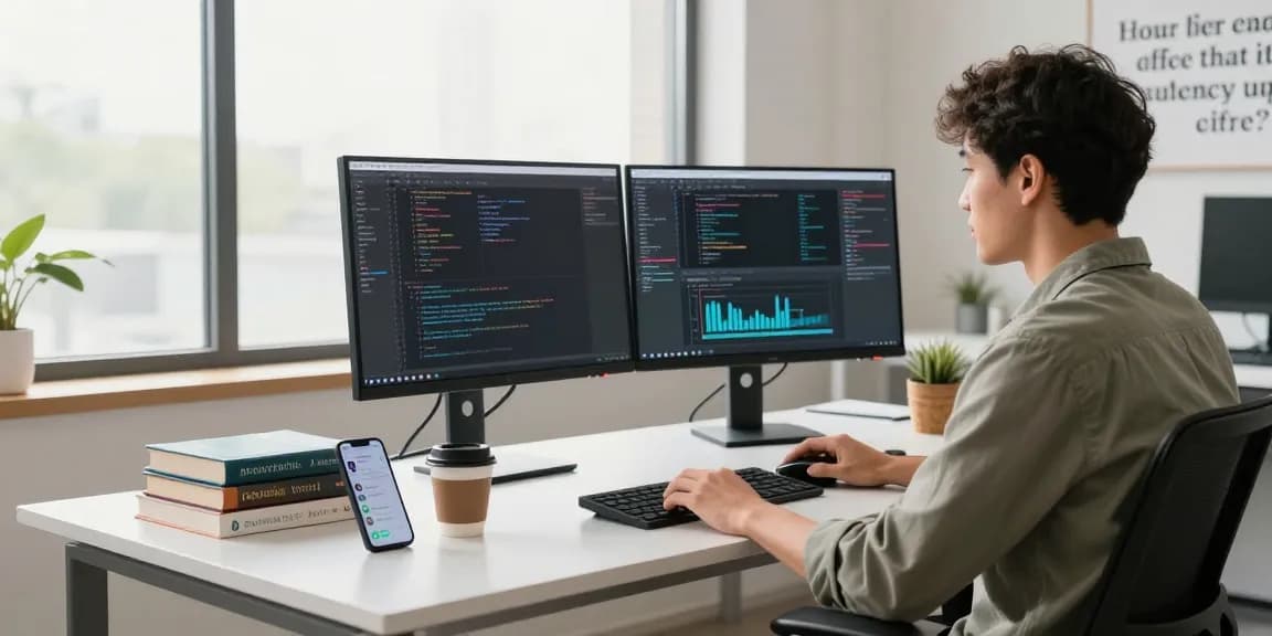 快连 application in a modern tech workspace, optimizing global connectivity and user experience.