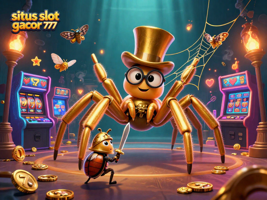 Play for big wins in the situs slot gacor 777 with vibrant 3D casino elements and exciting characters.