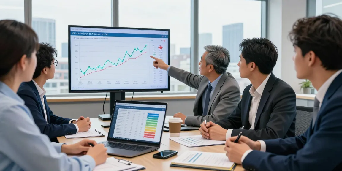 Team of professionals discussing uk electricity price per kwh april 2026 trends in a modern conference room.