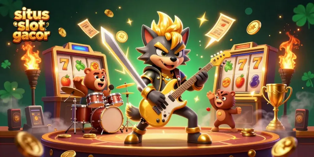 Gugurkan keberuntungan Anda di situs slot gacor dengan gambar 3D menawan dari karakter kasino.