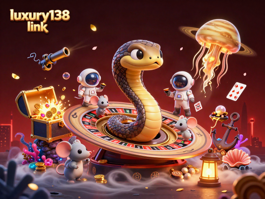 Taruhan di luxury138 link dengan slot rodeo luar angkasa dan dealer ubur-ubur.