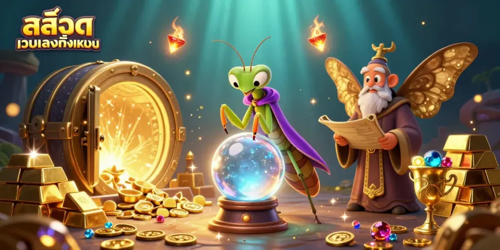 Experience thrilling gameplay with สล็อตเว็บตรงทั้งหมด as vibrant characters explore treasures.