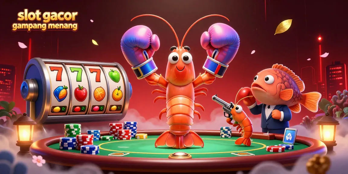 Experience the excitement of slot gacor gampang menang with dynamic slot reels, vibrant characters, and rich casino elements.