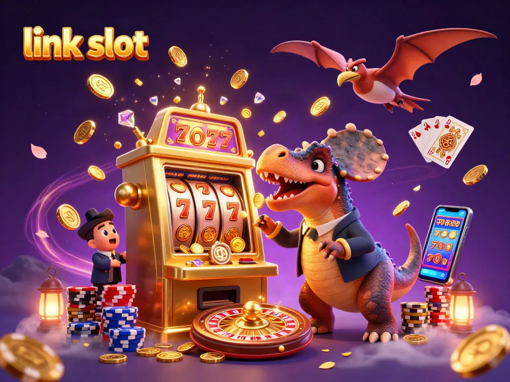 Permainan slot melalui link slot dengan jackpot menggiurkan dan karakter 3D yang menarik.