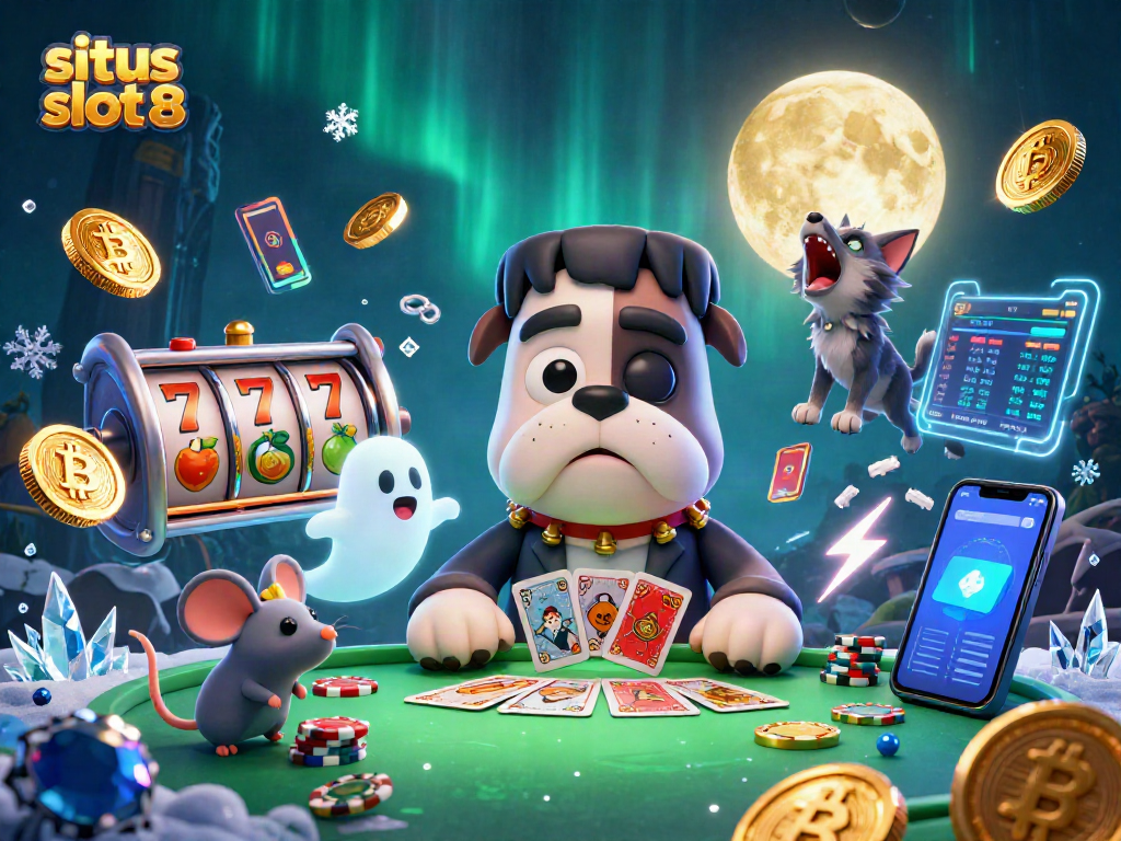 Engage with situs slot 88 and enjoy thrilling gameplay at a lively casino themed illustration.