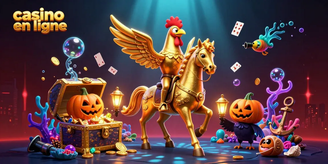 Jouez au casino en ligne avec ce roi des jeux, entouré de trésors et d'amis magiques.