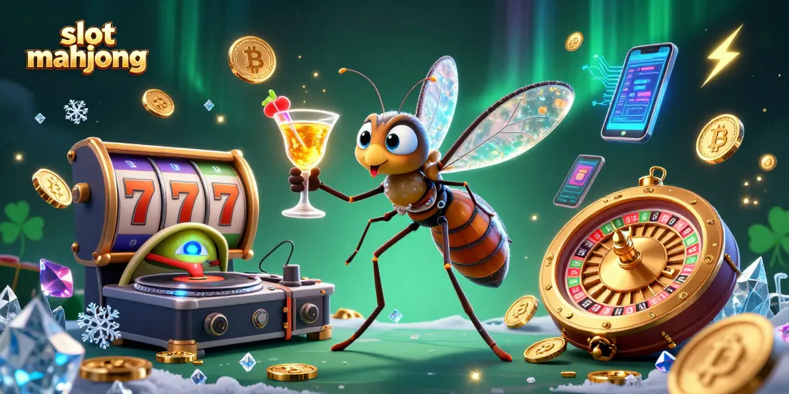 Engage in thrilling slot mahjong action with vibrant characters and immersive casino elements in this dynamic illustration.