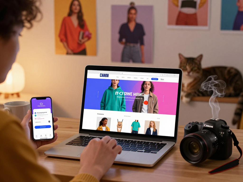 Engaging online shopping scene with rokok88 daftar products for a trendy e-commerce experience.