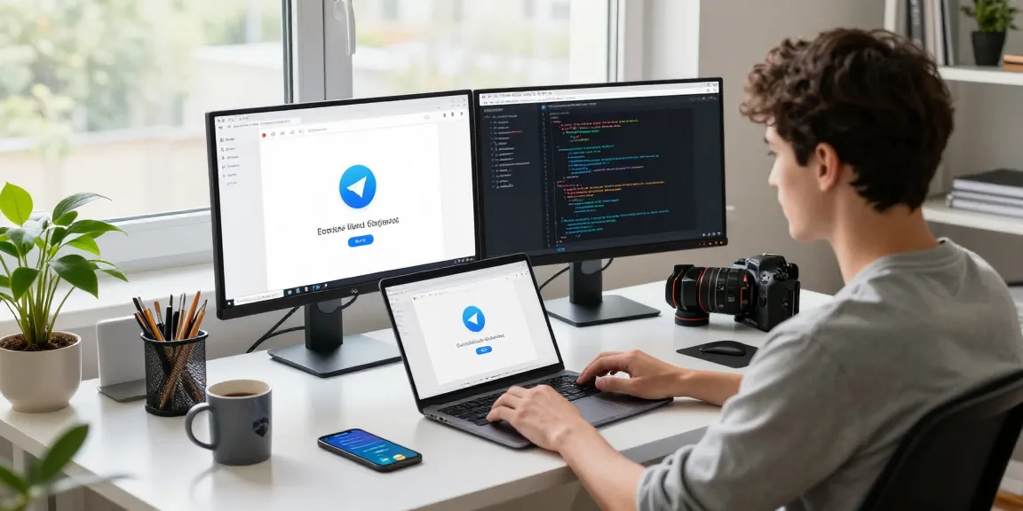 Explore 纸飞机中文版 in a productive tech workspace with dual monitors.