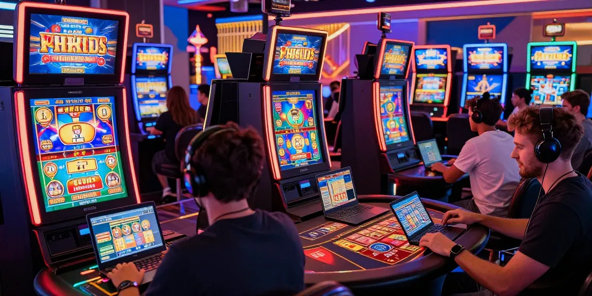 Players enjoying casino online stranieri in vibrant virtual gaming environment with colorful graphics.