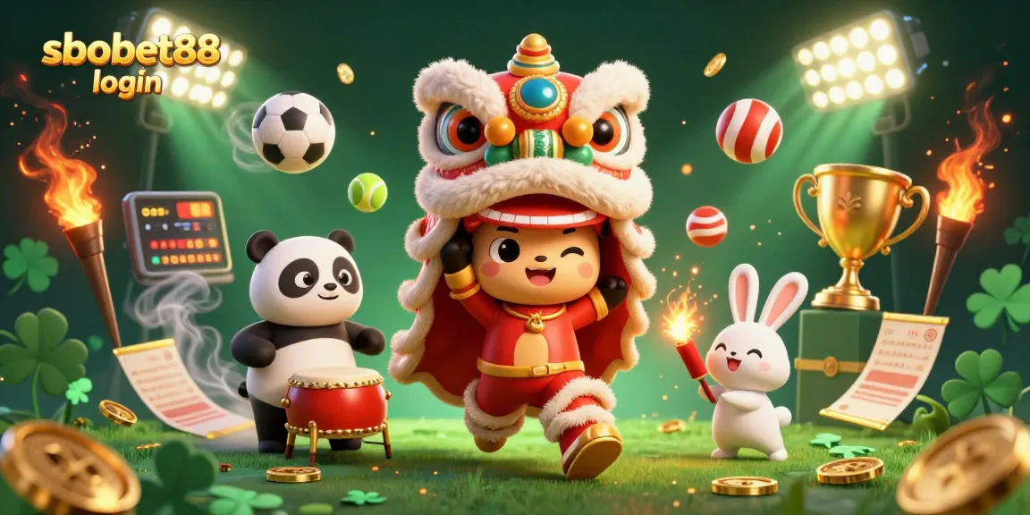 Experience sbobet88 login and engage in dynamic sports betting with vibrant 3D casino illustrations.