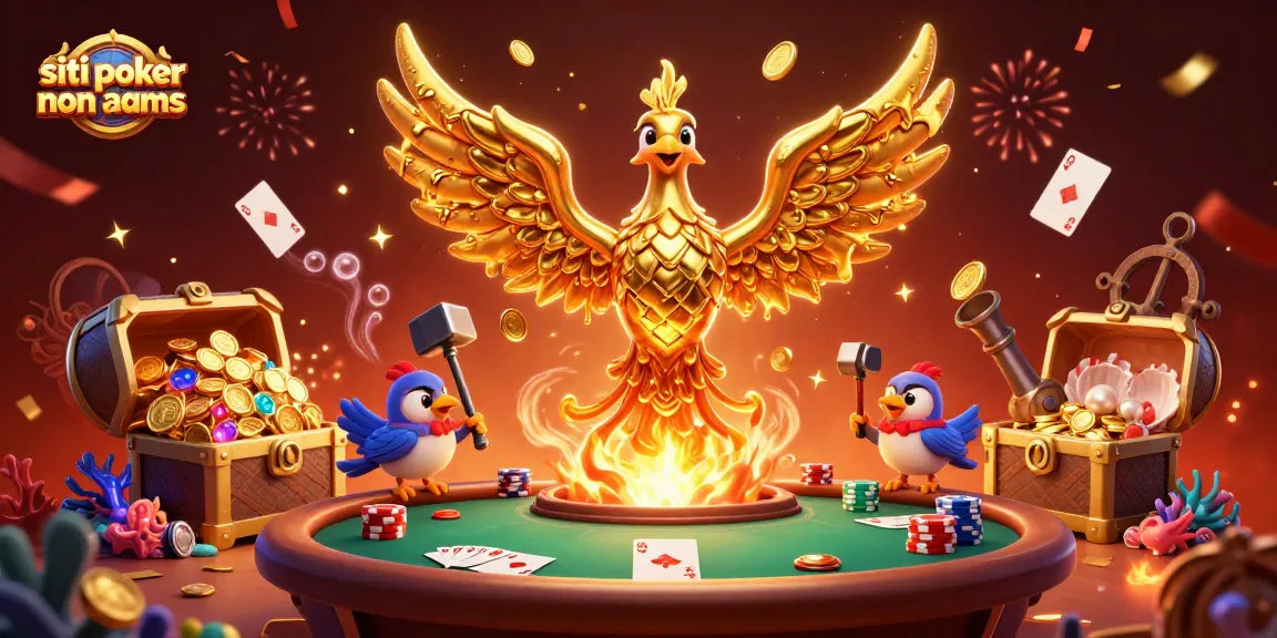 Gioca a poker nei siti poker non AAMS con un'immagine coinvolgente di un tavolo poker circondato da dettagli scintillanti.