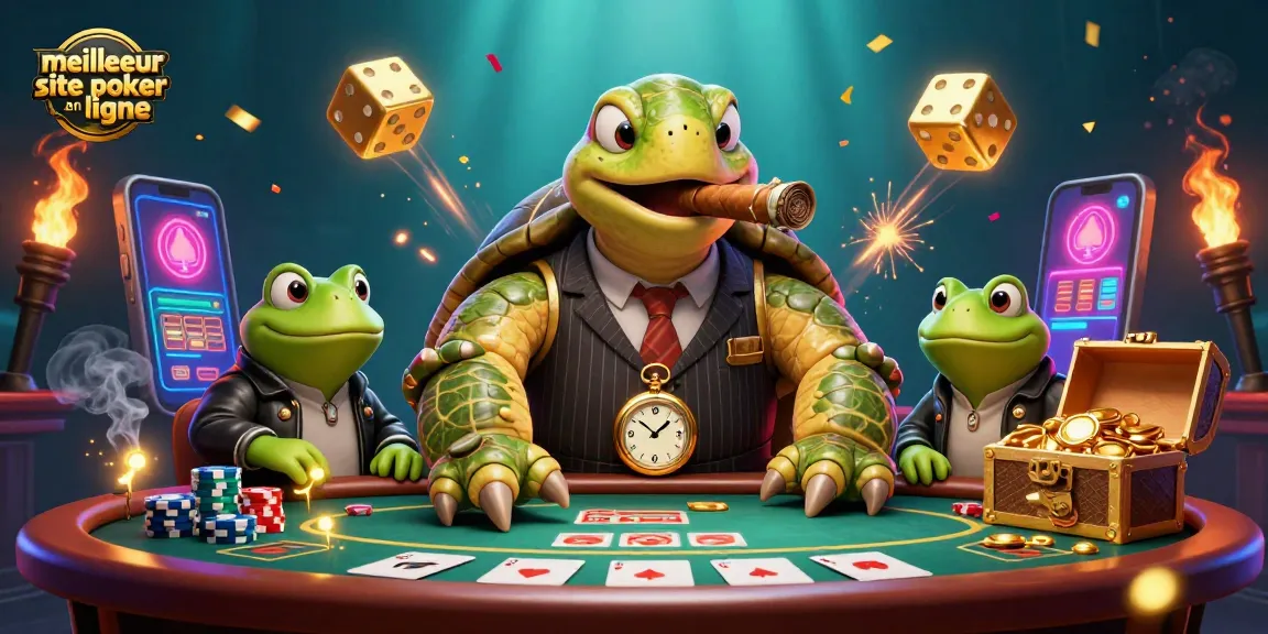 Jouer sur le meilleur site de poker en ligne tout en s'amusant avec des personnages cartoon colorés.