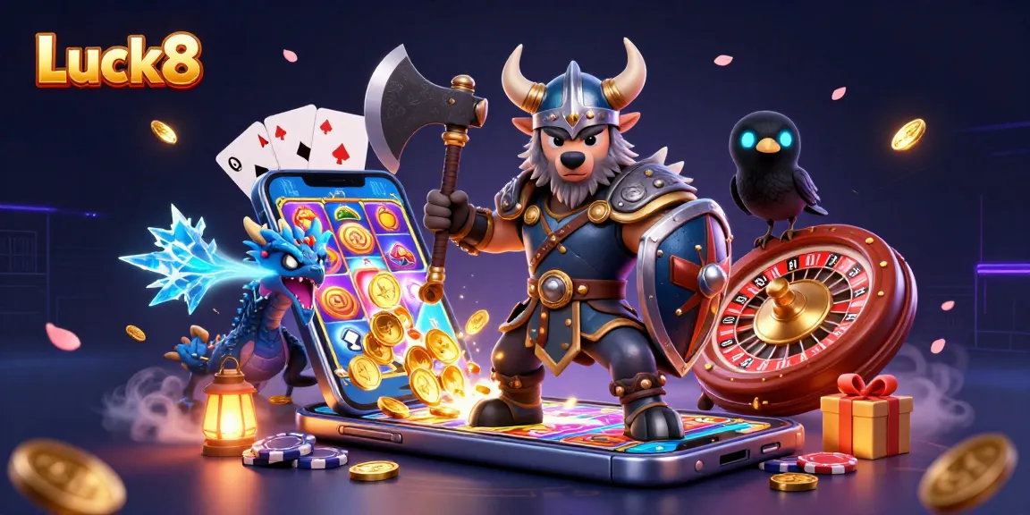Experience thrilling gameplay with Luck8's vibrant casino atmosphere featuring exciting game elements.