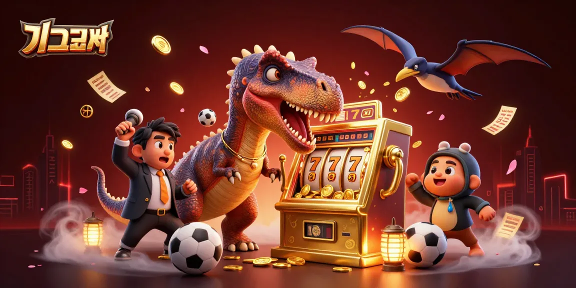 Experience thrilling แทงบอล action with dynamic characters and jackpots in this engaging casino illustration.