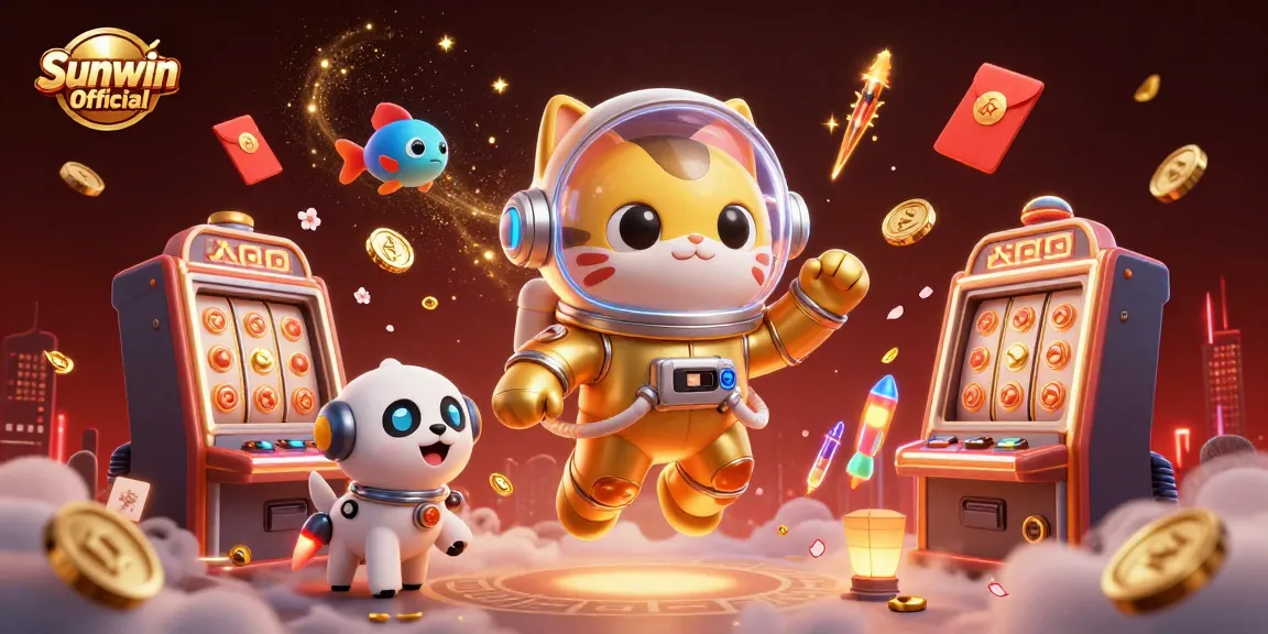 Experience thrilling gameplay at Sunwin Official with vibrant slot machines and dynamic animation.