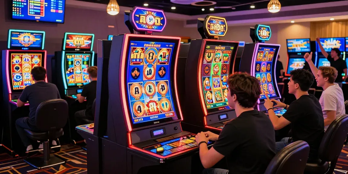 Exciting kecak4d online gaming experience featuring diverse players enjoying 4D slot games in a lively casino atmosphere.